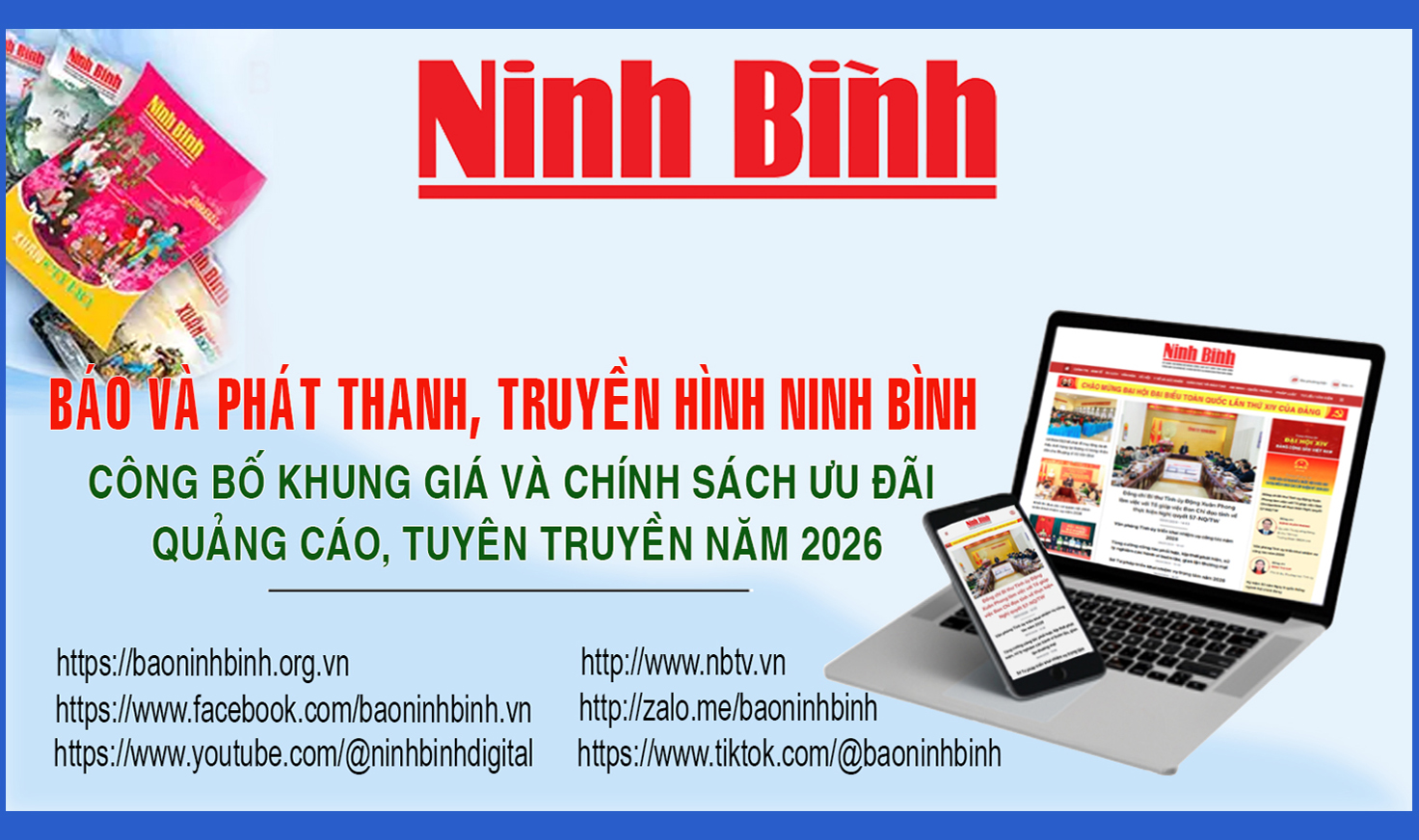 Quảng cáo trên Báo Ninh Bình 2026