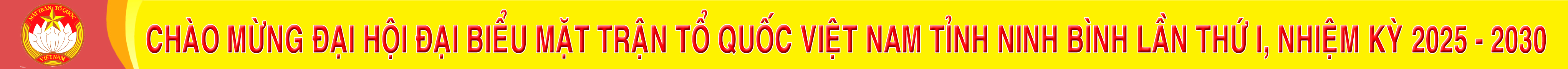 Đại hội MTTQVN tỉnh Ninh Bình lần thứ I
