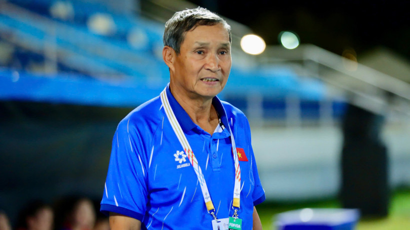 Huấn luyện viên Mai Đức Chung tiếp tục dẫn dắt đội tuyển nữ Việt Nam tại Vòng chung kết bóng đá nữ châu Á 2026. (Ảnh: VFF)