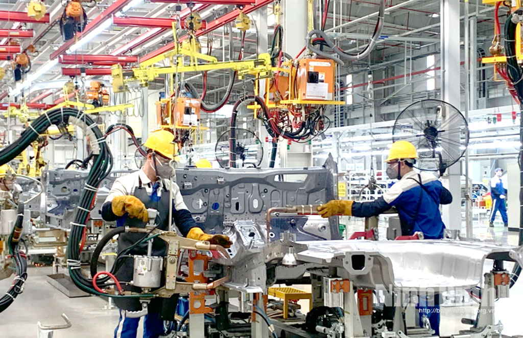 Công ty Cổ phần Hyundai Thành Công Việt Nam - đơn vị có đóng góp số thuế xuất nhập khẩu cao tại tỉnh Ninh Bình.