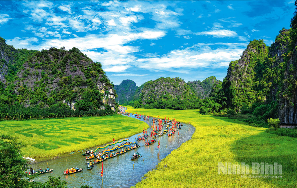 Lễ hội "Sắc vàng Tam Cốc - Tràng An" năm 2026. Ảnh: Ngọc Linh
