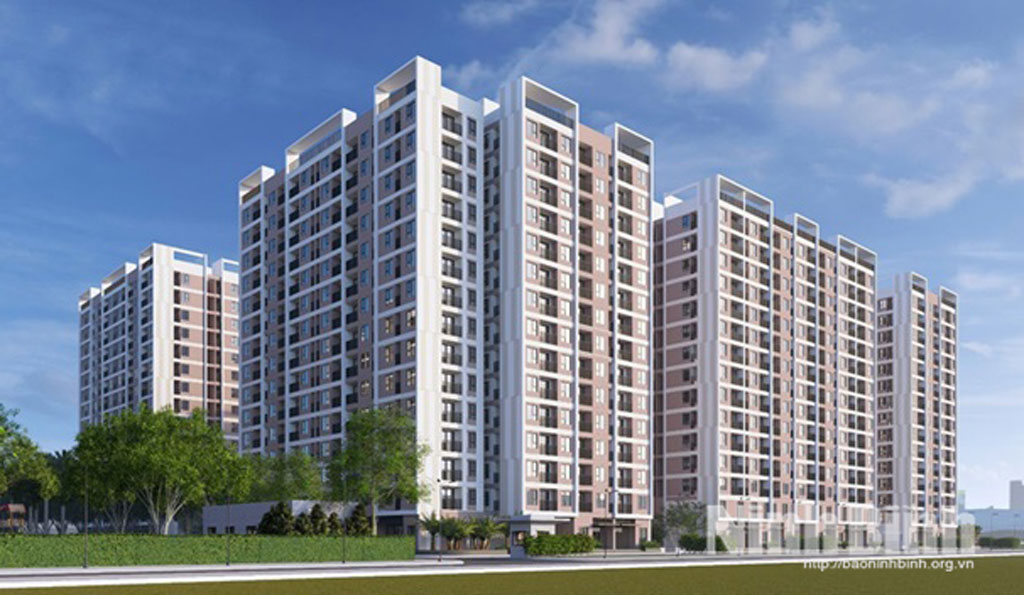 Đầu tư nhà ở xã hội là một trong những danh mục được Quỹ Đầu tư phát triển tỉnh ưu tiên hỗ trợ vốn và đầu tư trong giai đoạn 5 năm tới. Trong ảnh: Phối cảnh Dự án đầu tư xây dựng Nhà ở xã hội Hoa Lư, tỉnh Ninh Bình. Ảnh: QĐTPT