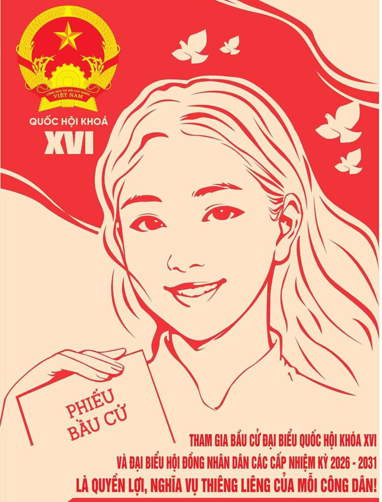 Thông qua bầu cử, công dân trực tiếp bỏ phiếu bầu người đại diện cho ý chí, nguyện vọng và quyền làm chủ của mình. Ảnh minh hoạ: Nguyễn Duy Thành