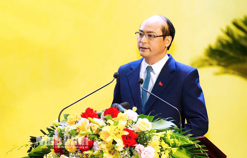 Đồng chí Vũ Tiến Tiệp, Bí thư Đảng ủy, Chủ tịch HĐND xã Bình An.