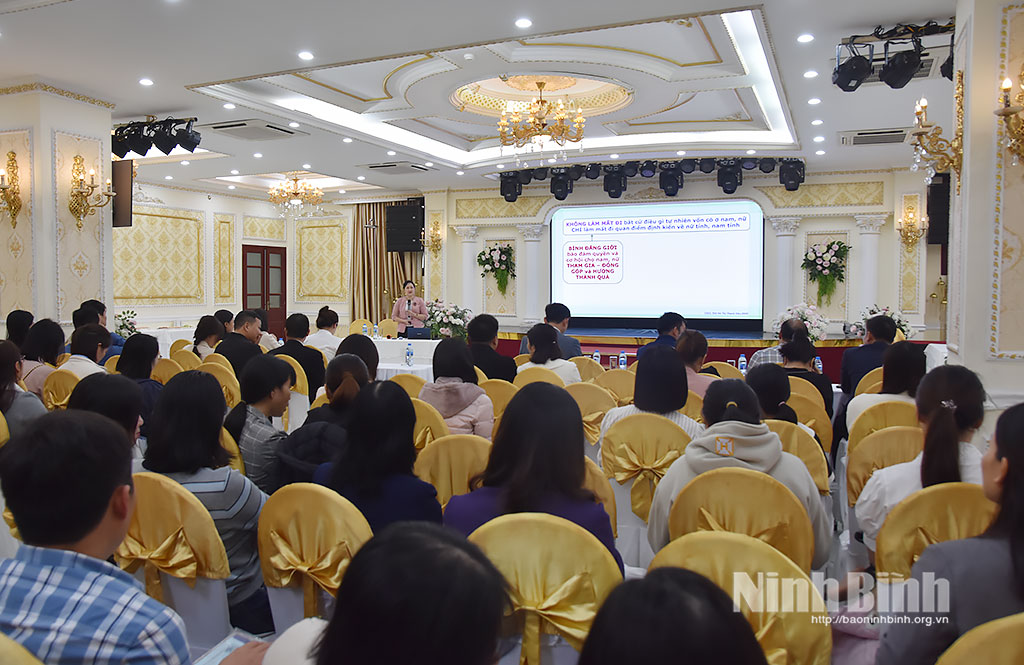 Quang cảnh hội nghị tập huấn.