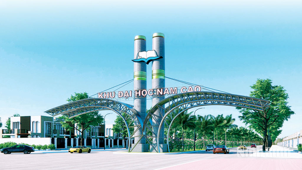 Phối cảnh Khu Đại học Nam Cao.