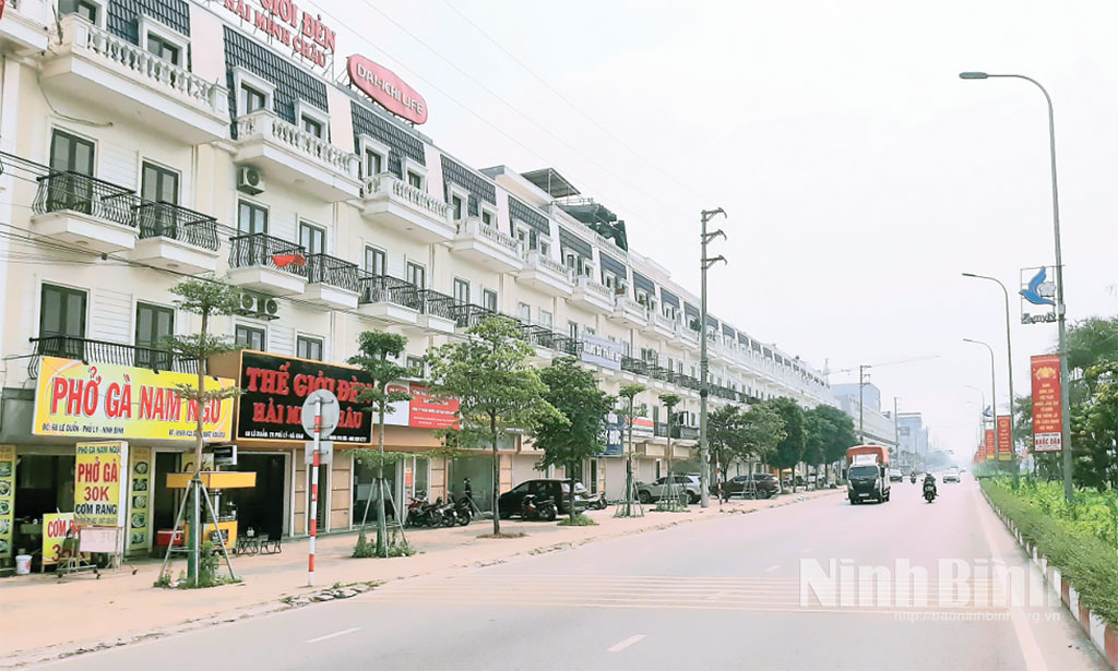 Một góc khu đô thị ở phường Phủ Lý.