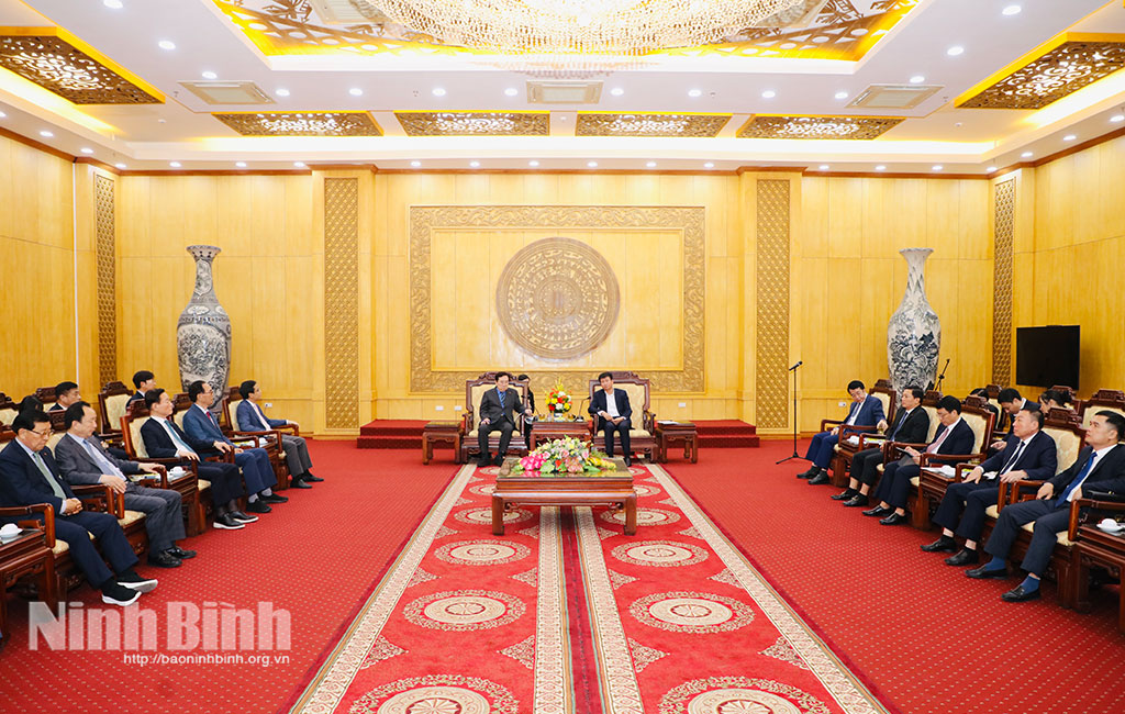 Quang cảnh buổi tiếp.