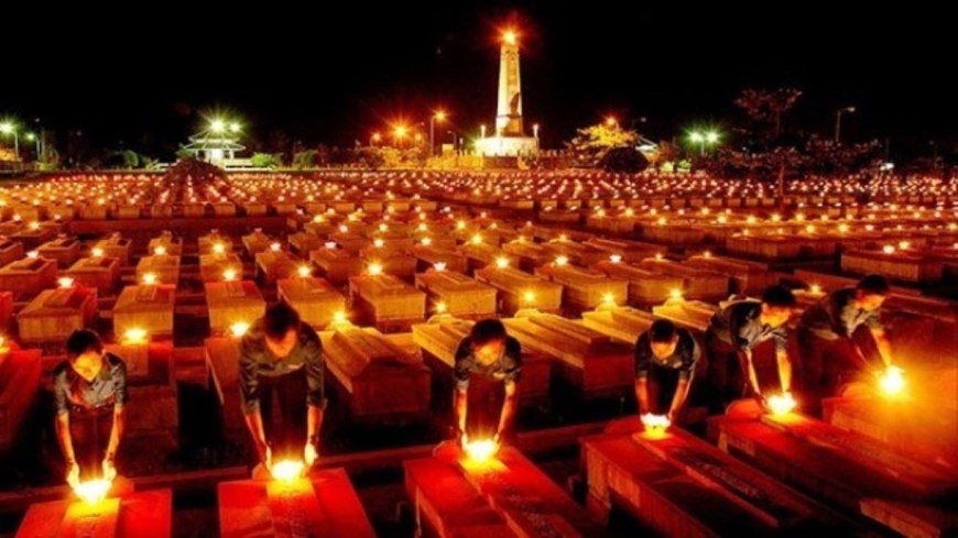 Tri ân các anh hùng liệt sĩ, thương binh, bệnh binh và người có công với cách mạng. Ảnh: baochinhphu