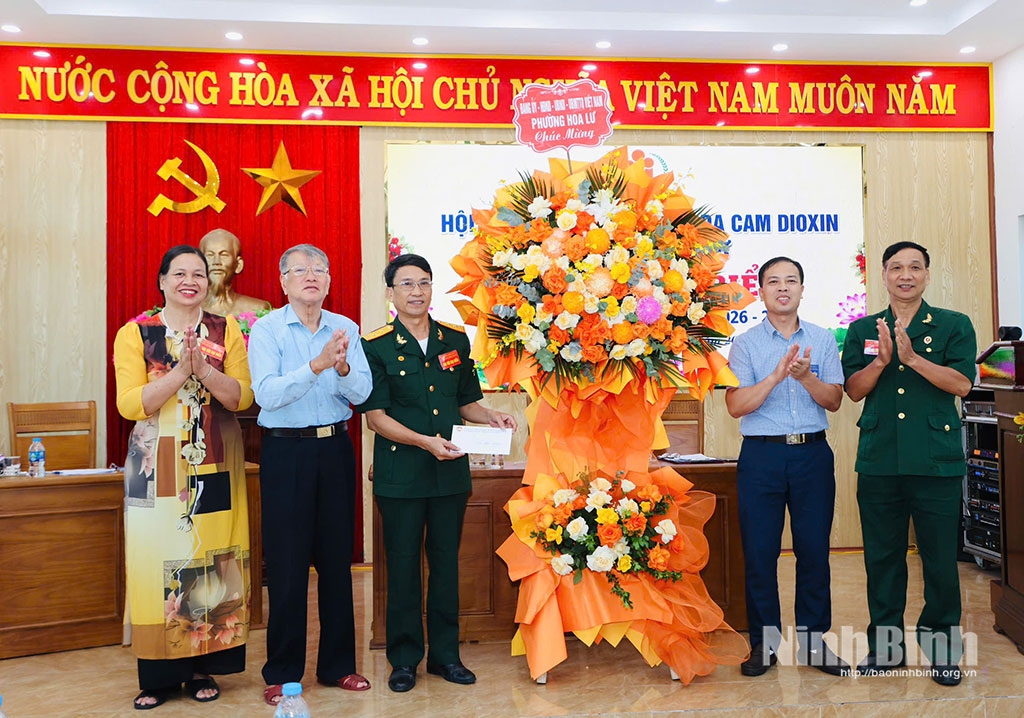 Đại hội đại biểu Hội Nạn nhân chất độc da cam/dioxin phường Hoa Lư lần thứ nhất, nhiệm kỳ 2026-2031