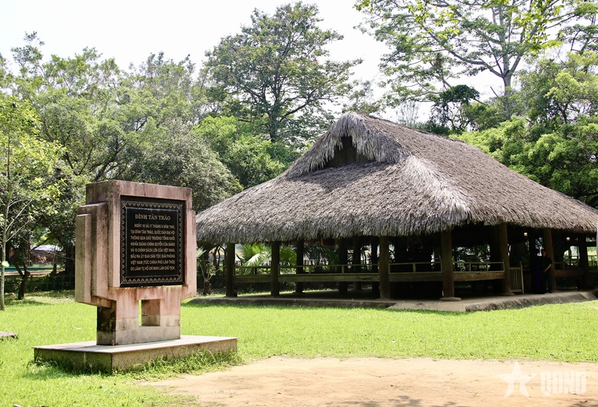 Đình Tân Trào hiện nay thuộc Khu Di tích quốc gia đặc biệt Tân Trào (xã Tân Trào, tỉnh Tuyên Quang). Ảnh: Hải Ly