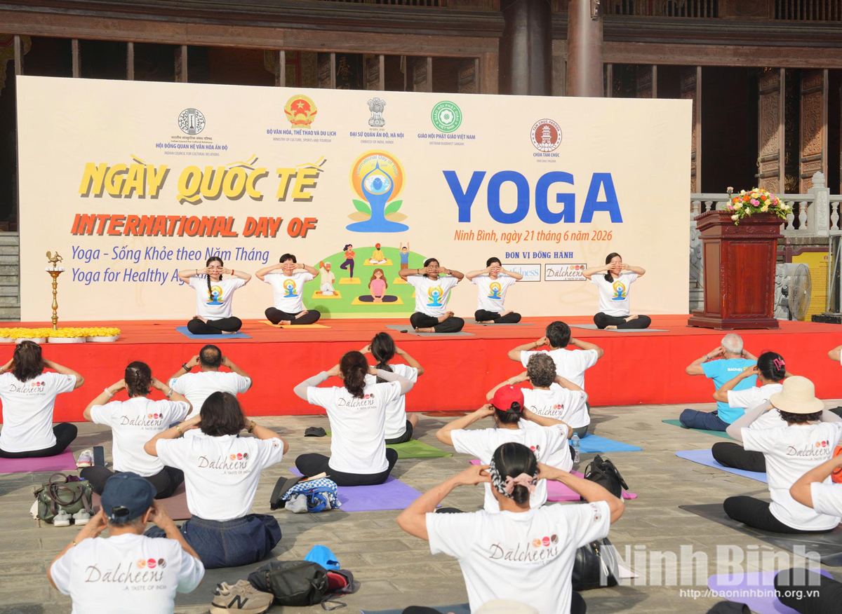 Ngày Quốc tế Yoga góp phần lan tỏa thông điệp sống khỏe mạnh, cân bằng và an lành.