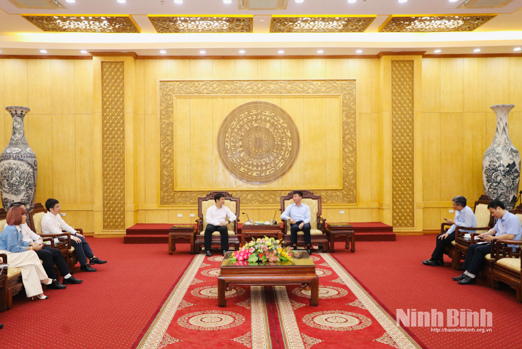 Quang cảnh buổi tiếp đón.