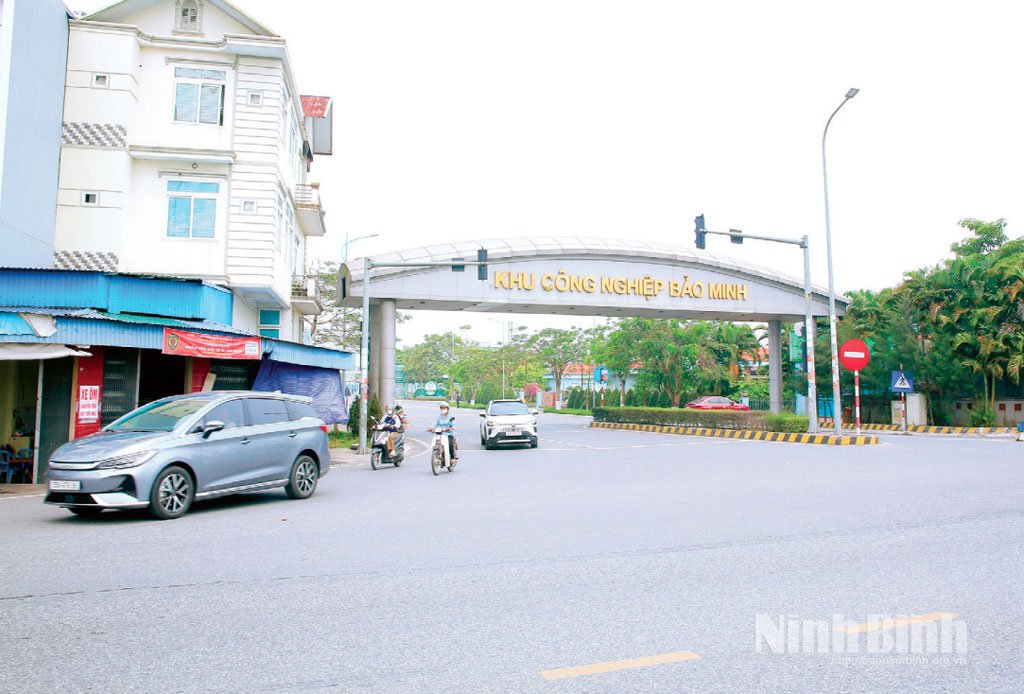 Cơ sở hạ tầng Khu công nghiệp Bảo Minh. Ảnh: Anh Tuấn