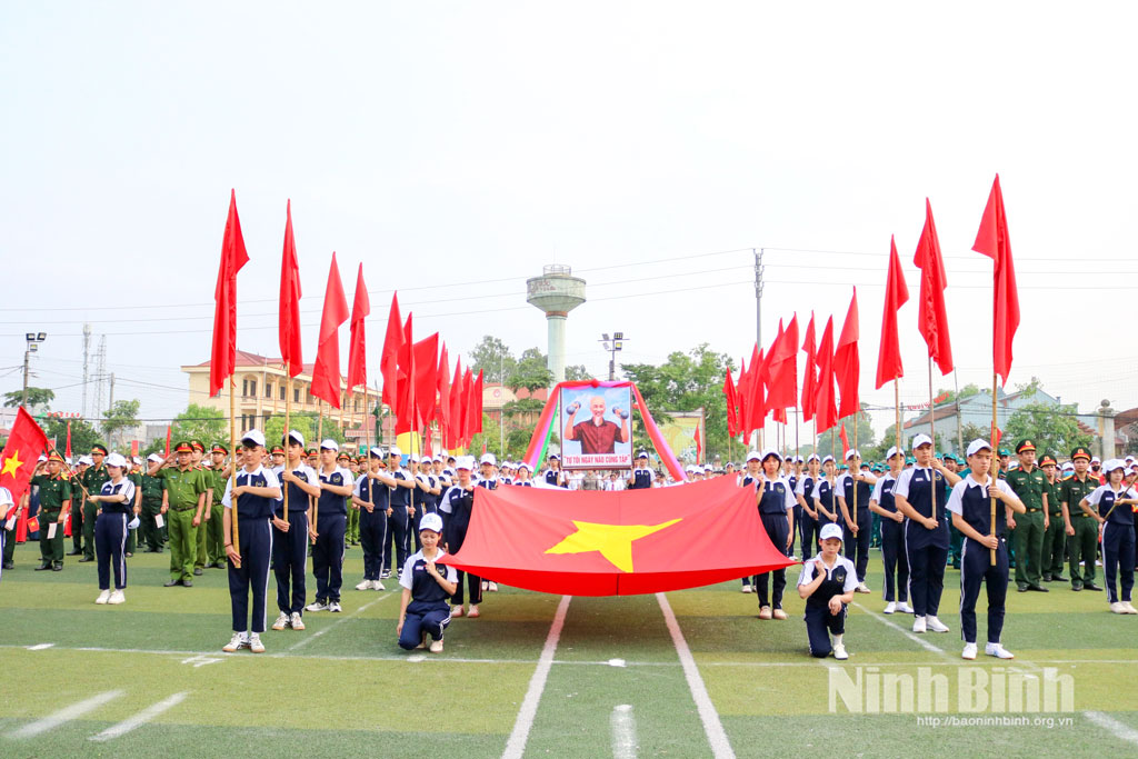 Quanh cảnh lễ khai mạc Đại hội.