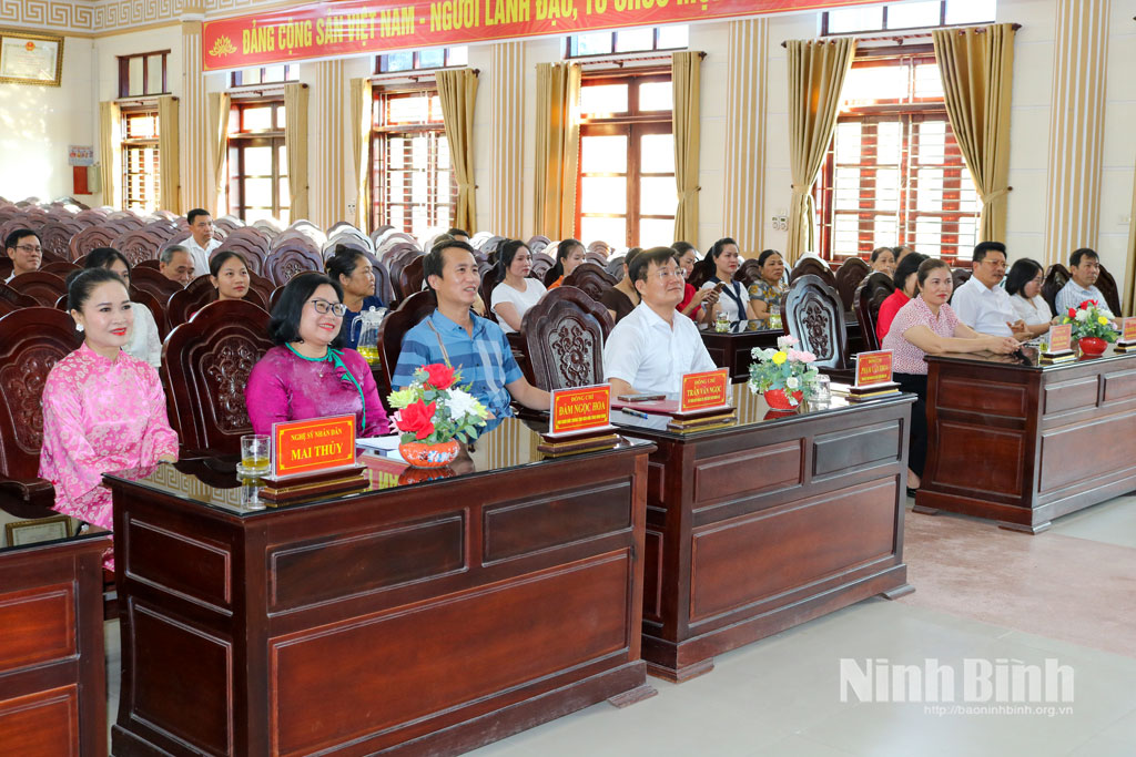 Các đại biểu dự khai mạc lớp tập huấn.