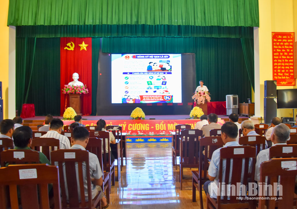 Quang cảnh hội nghị tập huấn.