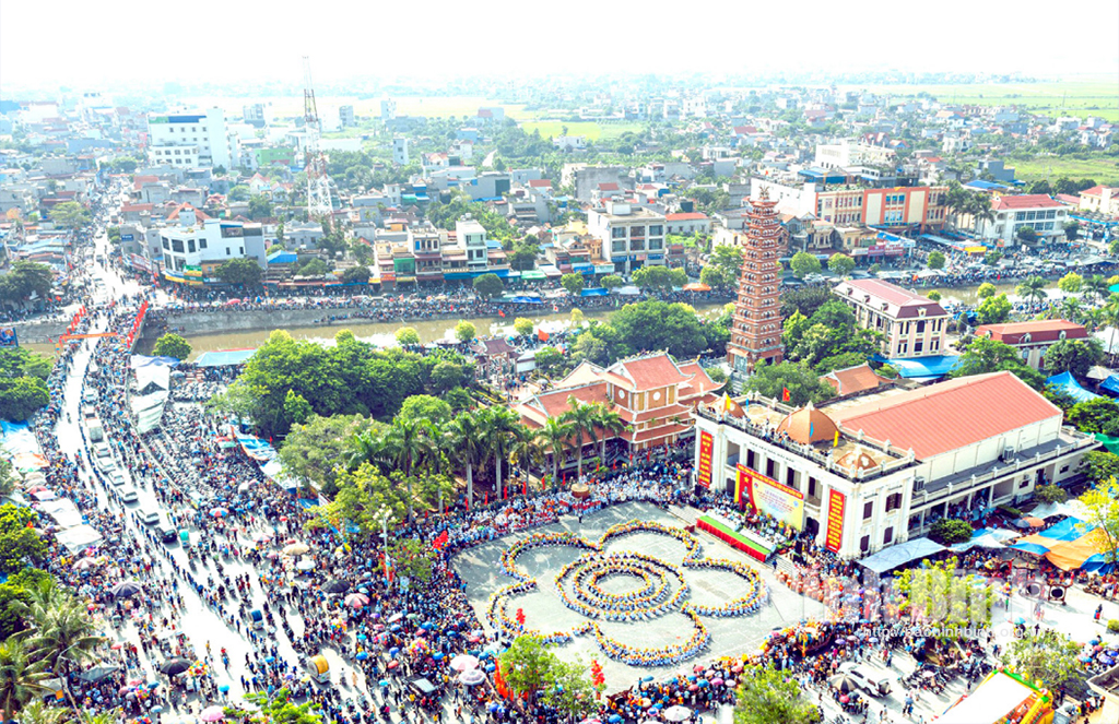 Ngày hội Văn hóa - Thể thao truyền thống khu vực Hải Hậu. Ảnh: PV