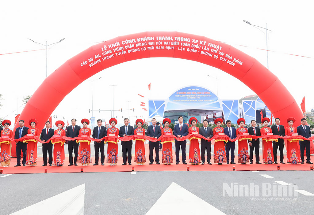 Delegates performed the ribbon-cutting ceremony to inaugurate the project.