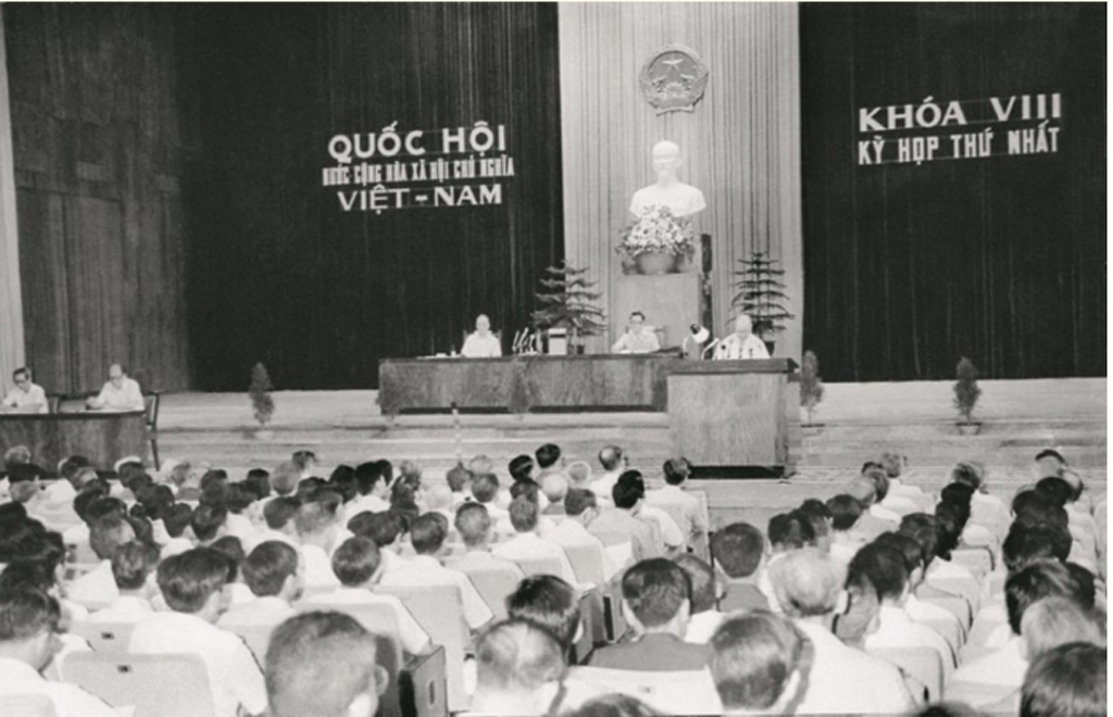 Toàn cảnh phiên khai mạc Kỳ họp thứ nhất, Quốc hội khoá VIII ngày 17/6/1987. Ảnh: quochoimedia