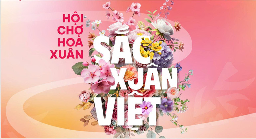 Hội chợ Hoa Xuân sẽ được tổ chức tại phân khu “Sắc Xuân Việt” ở khu vực ngoài trời sân Đông của VEC. (Ảnh: BCT)