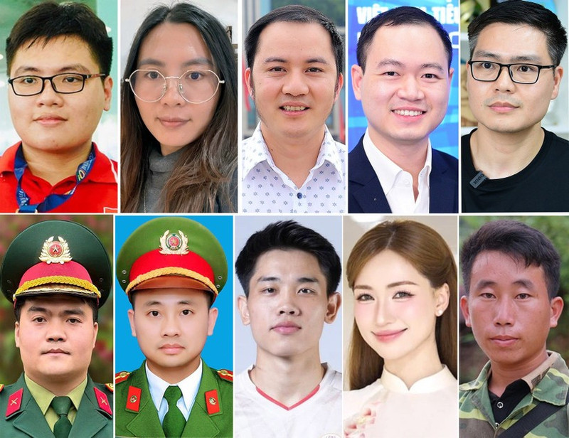 The Top 10 Vietnamese Outstanding Young Faces of 2025 (Photo: vietnamnet.vn)