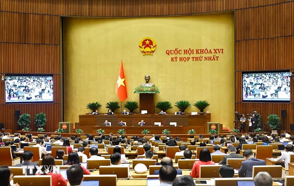 Kỳ họp thứ nhất, Quốc hội khóa XVI. (Nguồn ảnh: TTXVN)