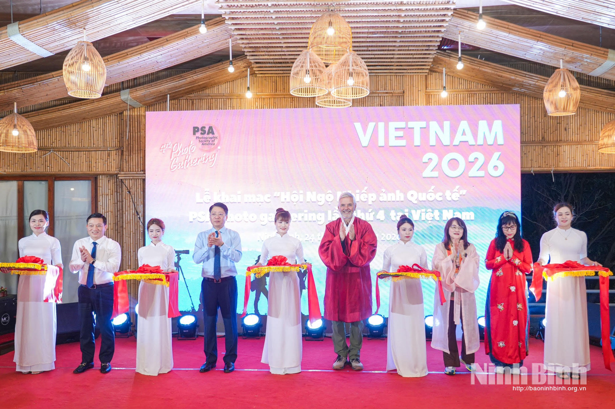 Delegates cut ribbon to inaugurate the PSA-PG 2026 International Photo Exhibition.