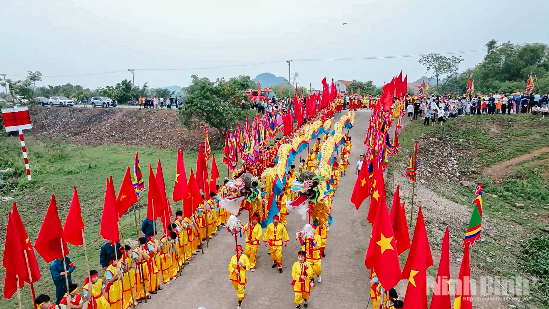 Water processing ritual at Hoa Lu Festival.