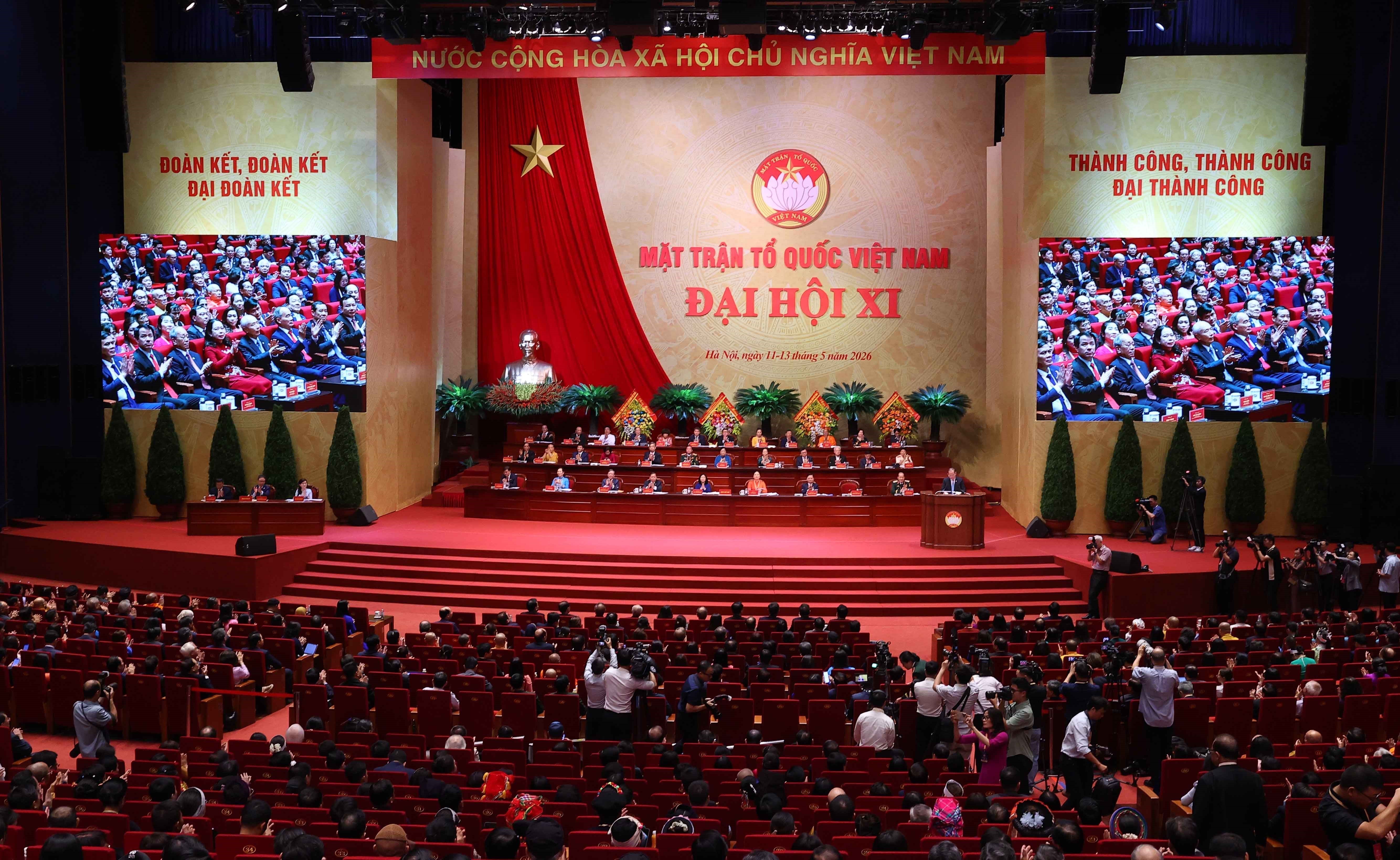 Quang cảnh Bế mạc Đại hội. Ảnh: TTXVN