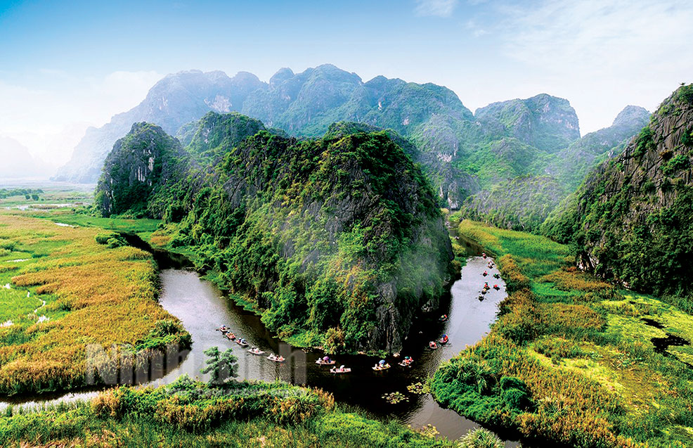 The Van Long Wetland Nature Reserve in Ninh Binh is home to a rich variety of rare and endemic flora and fauna.