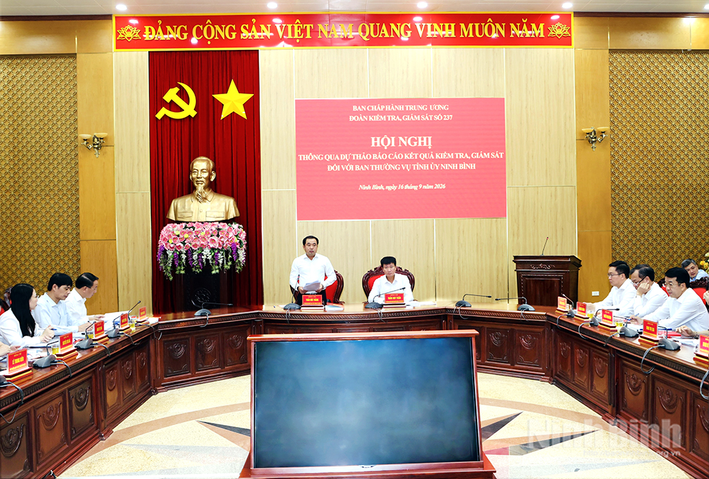 At the working session.