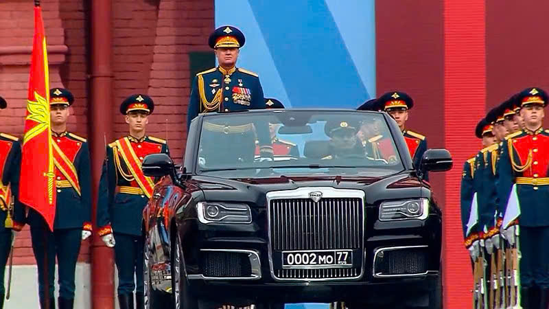 Lễ duyệt binh trên Quảng trường Đỏ ngày 9/5. (Ảnh: KREMLIN.RU)