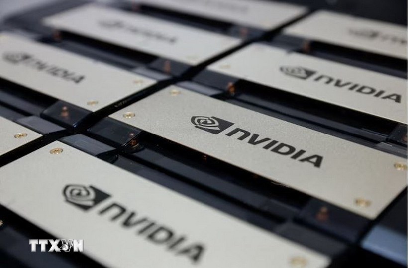 Nvidia chi hơn 40 tỷ USD củng cố "đế chế" AI. Ảnh: TTXVN