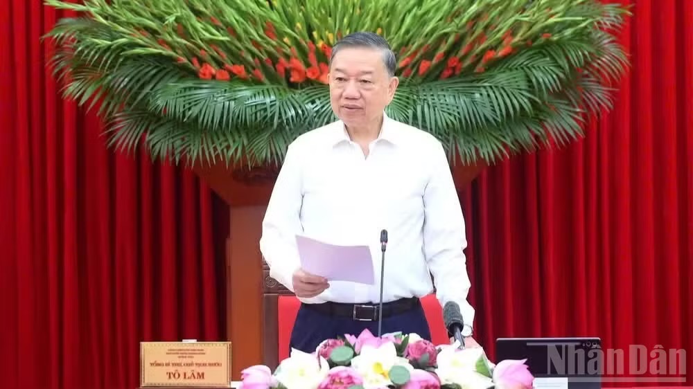 Thông báo Kết luận của Tổng Bí thư, Chủ tịch nước Tô Lâm, Trưởng ban Chỉ đạo về tổng kết thực tiễn và nghiên cứu sửa đổi, bổ sung Điều lệ Đảng