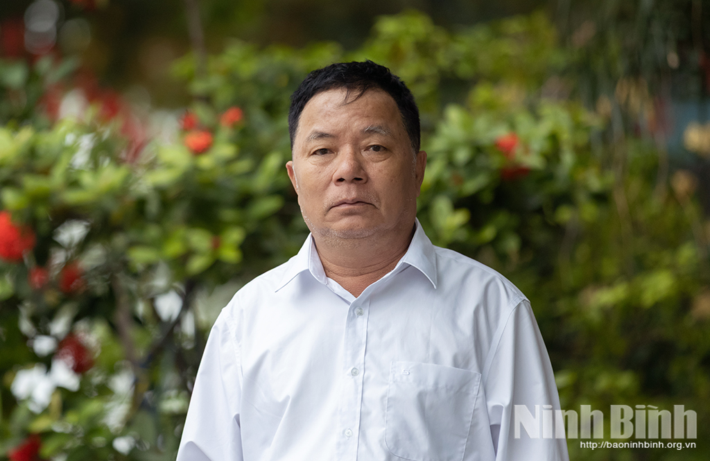 Bác sĩ Trần Đình Đào, nguyên Trạm trưởng Trạm y tế xã Mỹ Phúc (nay là phường Nam Định).